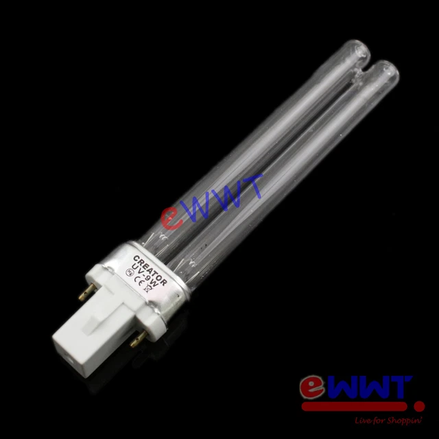 2 lampadine UV di ricambio base 9 W 2 pin per filtro serbatoio Sunsun HW-402B ZDQU423