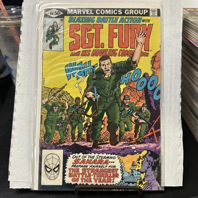 Marvel Comics  Sgt. Fury And His Howling Commandos  #166  1981