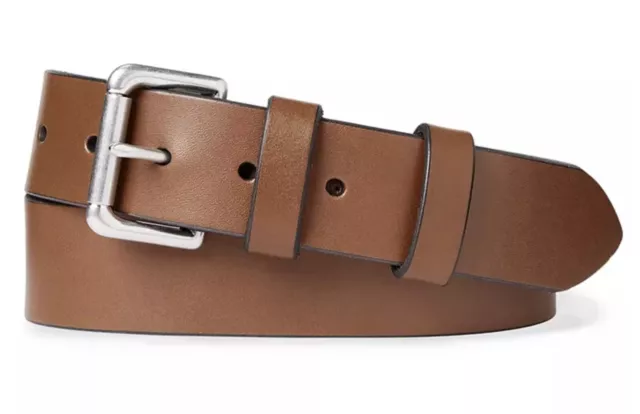 Polo RALPH LAUREN Men's Belt Leather Roller Buckle 32/34/36/40