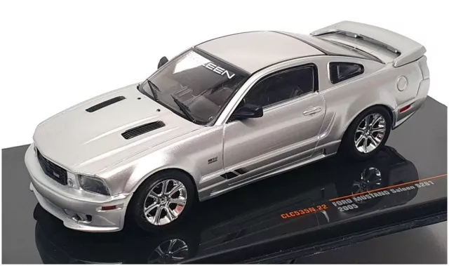 Ixo 1/43 Scale CLC535N.22 - 2005 Ford Mustang Saleen S281 - Silver