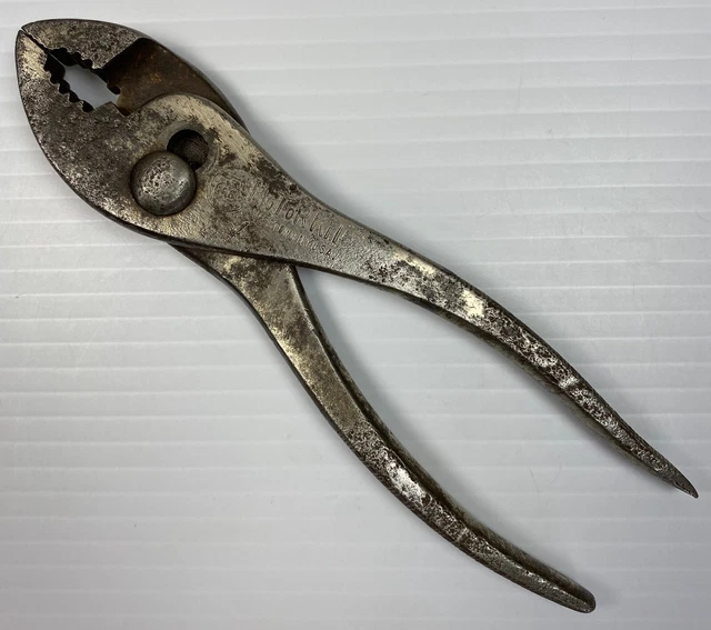 Vintage Crescent Tool Co. Motor Kit Slip Joint Pliers w/ Screwdriver Handle USA Vintage Crescent Tool Co. Motor Kit Slip Joint Pliers w/ Screwdriver Handle USA