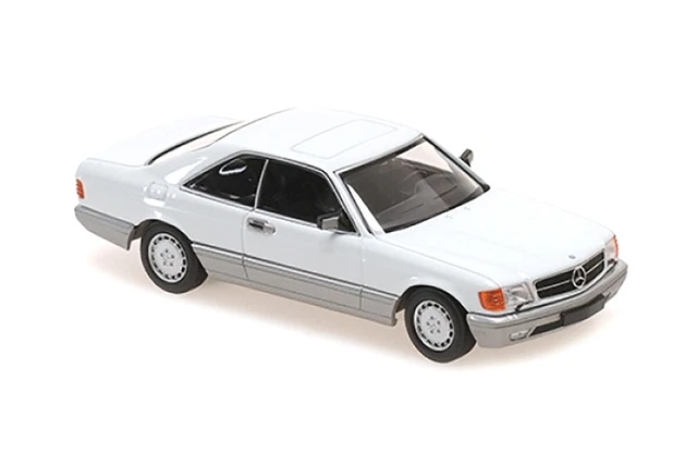 Maxichamps 940035120 Mercedes Benz 560SEC (C126) weiss Maßstab 1:43 Modellauto