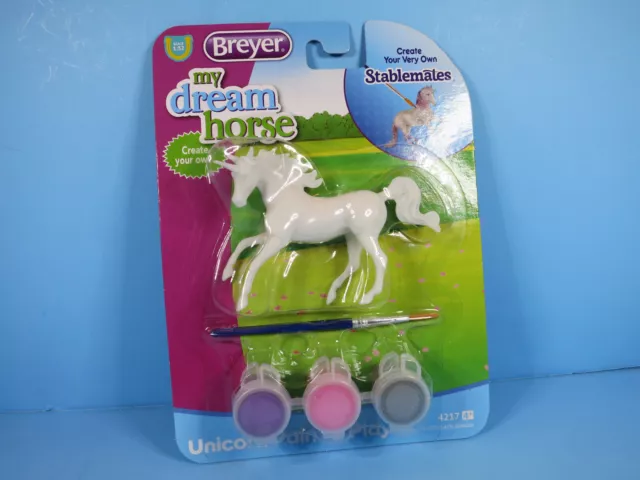 BREYER STABLEMATE-My Dream Horse Magnolia Mold Unicorn Paint And Play Kit-NIP