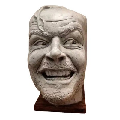 here's johnny bookend sculpture