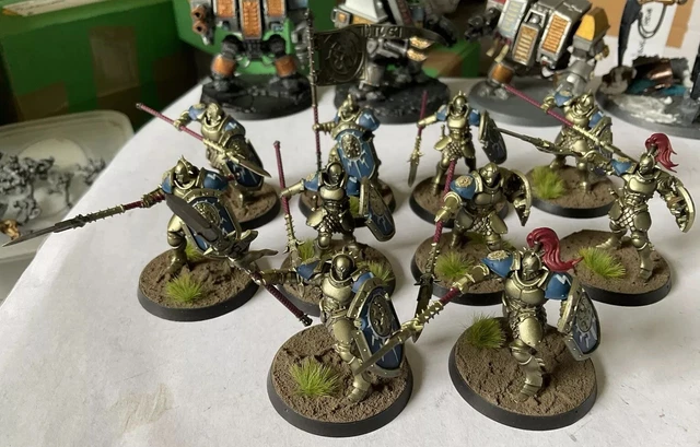 Lot De 5 Vindictors Warhammer Age Of Sigmar - Stormcast Eternals, Plastique, Occasion - Réf. P-00C0I