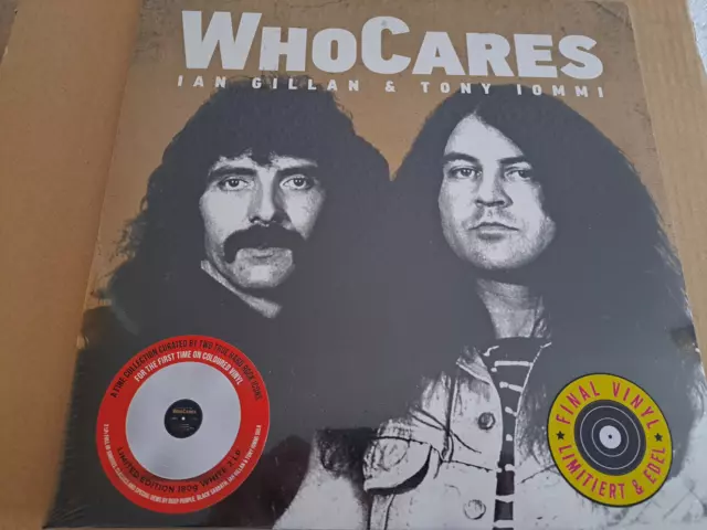 Ian Gillan & Tony Iommi - WhoCares, Ltd. 2 x LP, White Vinyl, 180g, gatefold,ovp