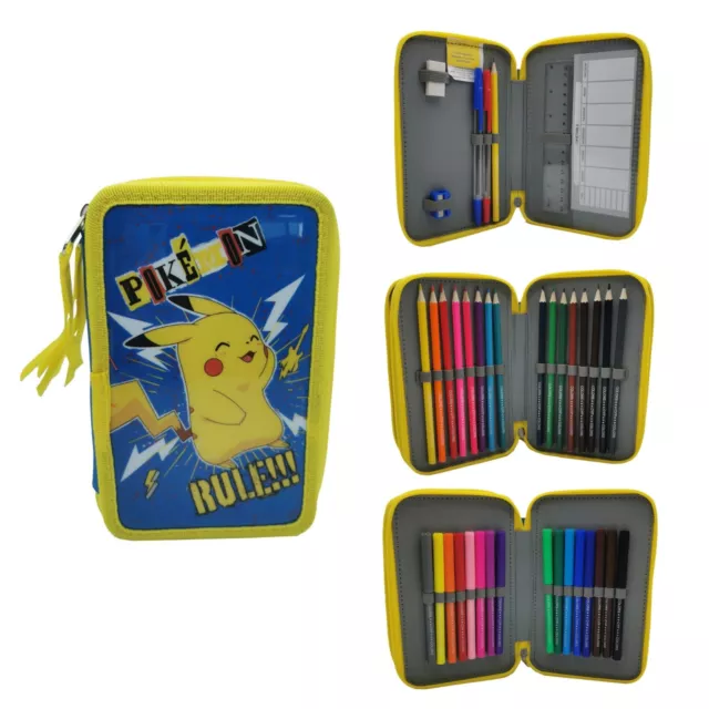 Astuccio pokemon hotsell 3 scomparti