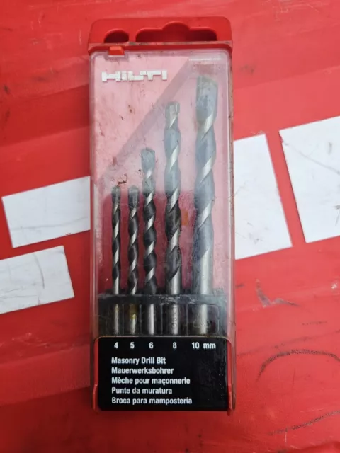 Hilti Masonry drill bit MDB 4,5,6,8,10 kit #305059