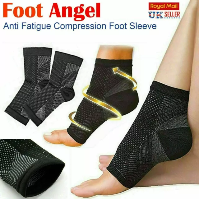 2x Plantar Fasciitis Compression Socks Heel Foot Arch Pain Relief Support Pair