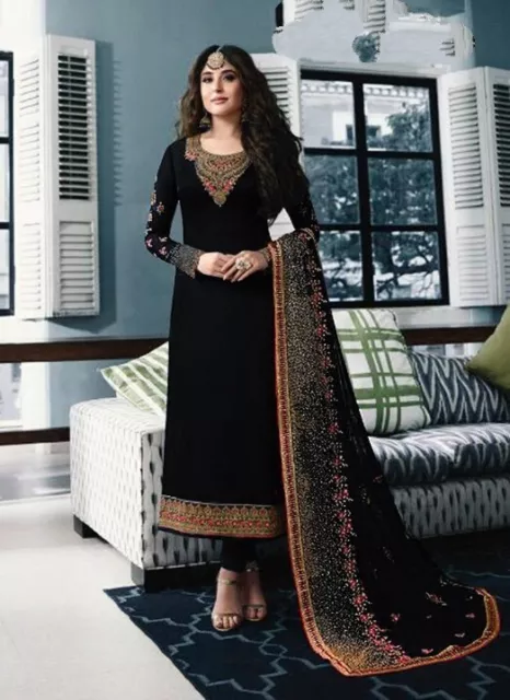 Bollywood Matrimonio Indiano Abito Anarkali Pakistano Kameez Lungo Festa Eid