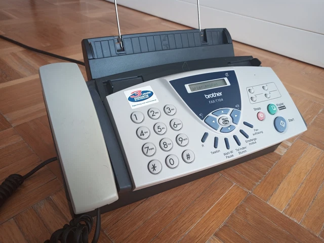 Brother T-104 Fax - Telefon - Kopierer   Inkl. 2 Thermorollen