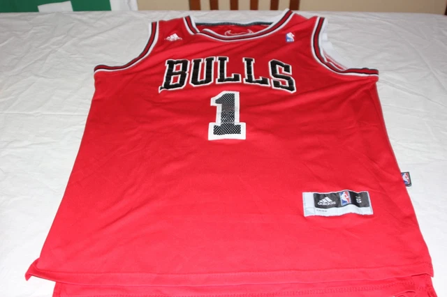 Camiseta De Baloncesto Nba De Chicago Bulls Marca Adidas Talla S Del Nº 1 Rose