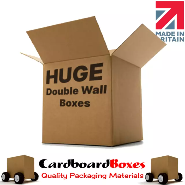 EXTRA LARGE Removal Boxes, XXL Double Wall Packing, Shipping, Cardboard Box NEW