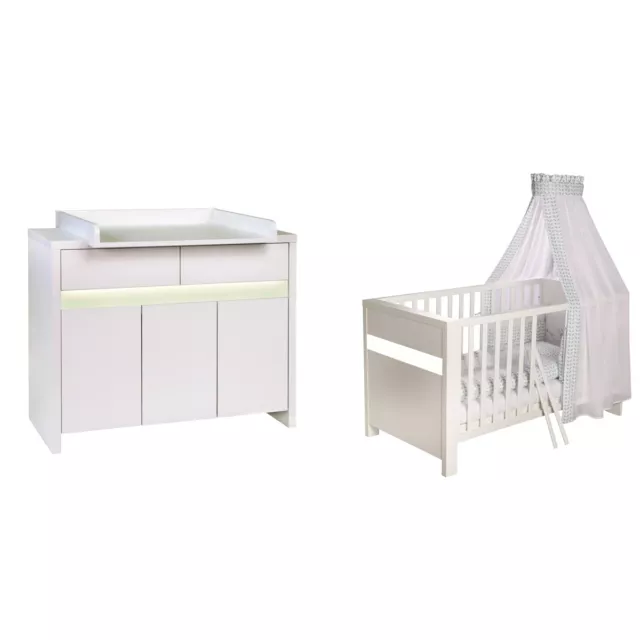 Schardt Kinderzimmer Set PLANET WHITE 3-teilig TOP