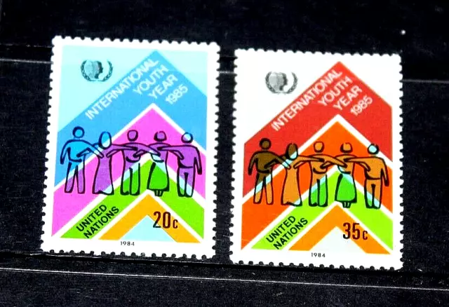 United Nations 1983 Un World Food Day Issues In Set Of 2 Fine M/N/H