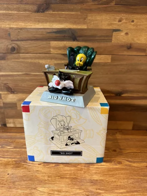 Warner Bros Looney Tunes Tweety And Sylvester Big Shot Figurine 1996 Boxed Rare