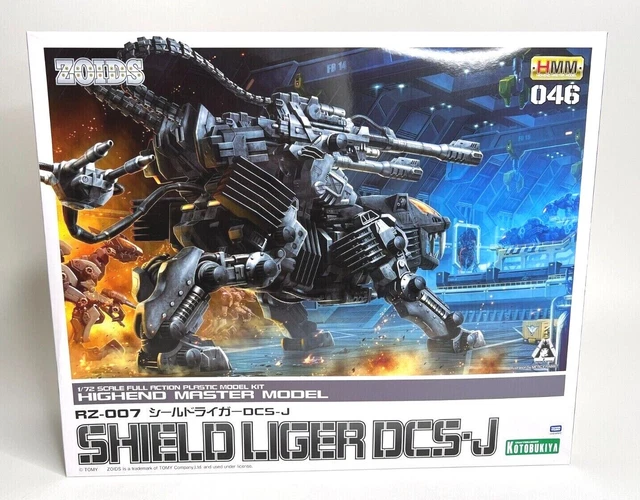 Zoids HMM RZ-007 Shield Liger DCS-J 1/72 Scale Model Kit Kotobukiya US Seller