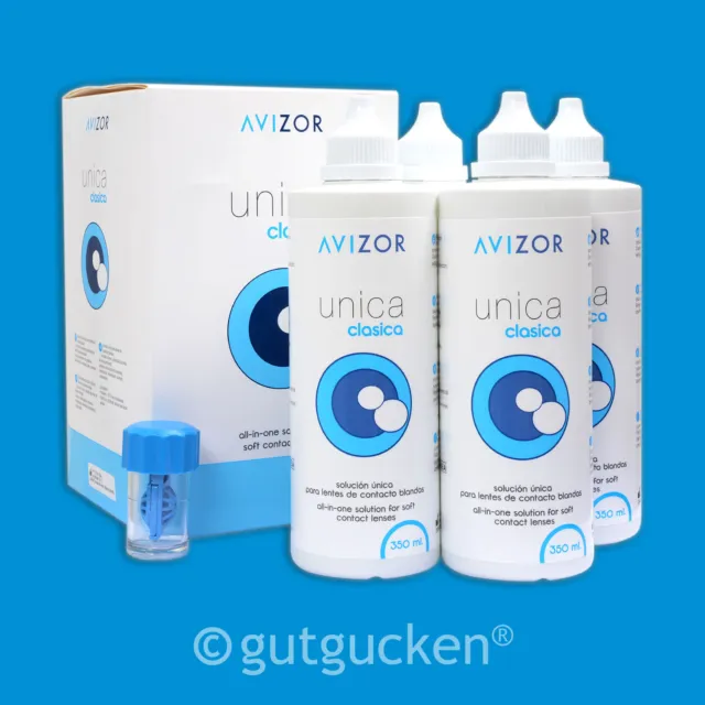 Unica 4 x 350ml Pflegemittel All in One Kombilösung von Avizor