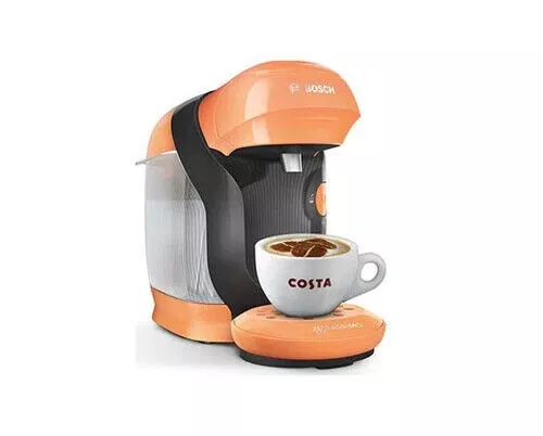 Bosch Tassimo Style Coffee Pod Machine Espresso Cappuccino Maker Peach