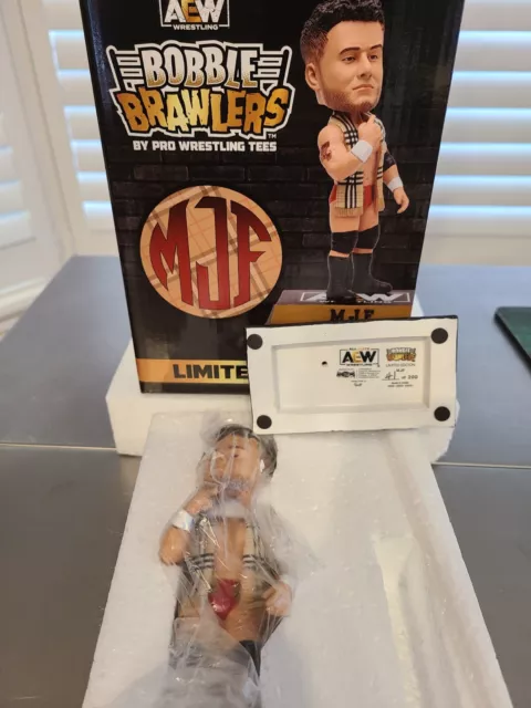 AEW Bobblehead MJF Limited Edition 200 Sold Out Bobble Brawlers Wrestling XX/200