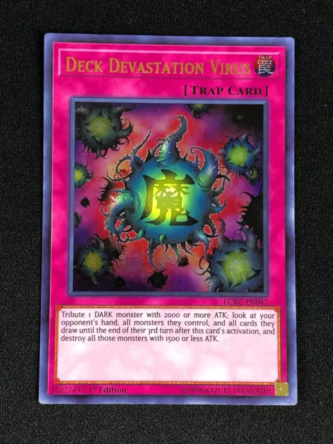 Yugioh Deck Devastation Virus Lckc-En047 1St Ultra Nm