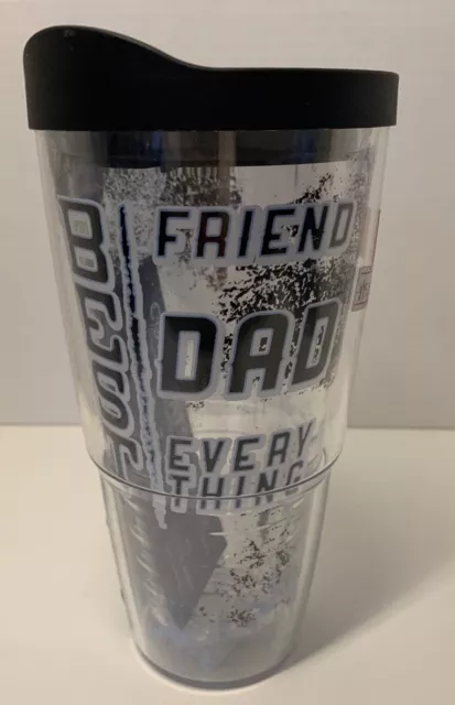 Father's Day Tervis Insulated  Dads Day Large 24 Oz Tumbler Cup w/ Lid BPA Free