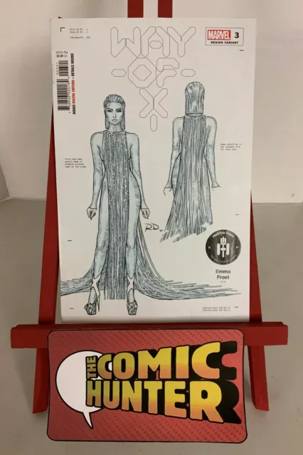 Way of X #3 Dauterman Emma Frost Design Variant 1:50
