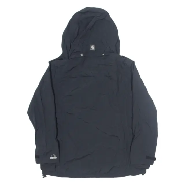 CARHARTT WOMENS COACH Jacket Black Nylon Hooded L £26.99 - PicClick UK