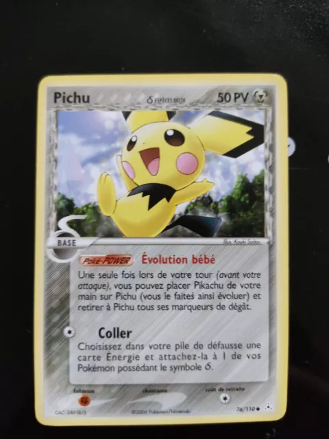 Pokemon Card - Pichu Nm/Lp 76/110 Ex Holon Ghosts