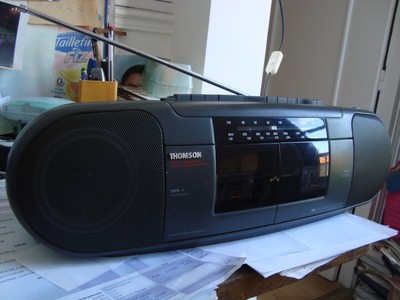Thomson Poste Radio cassette THOMSON  Vintage An  70's 80's Fonctionne bien K7 & RADIO 