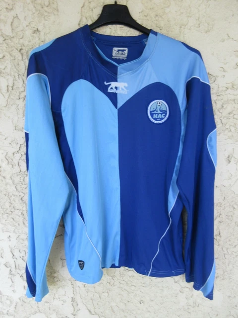 MAILLOT LE HAVRE HAC AIRNESS sans sponsor shirt jersey maglia manches longues S EUR 17,91 - FR