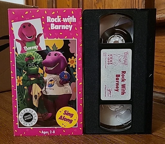 BARNEY & FRIENDS Rock With Barney VHS 1990 Video Tape Sing Along Lyons ...