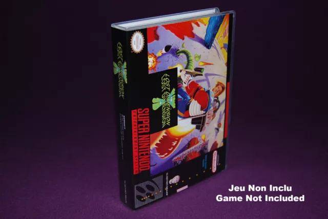 JIM POWER : LOST DIMENSION IN 3D - Super Nintendo SNES USA - Jaquette Cover UGC 2