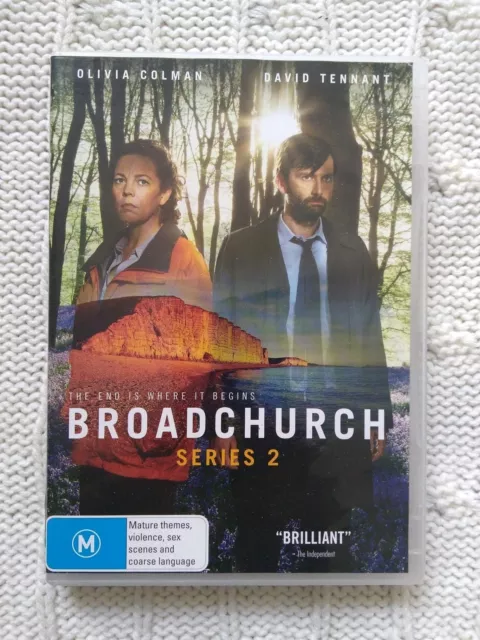 Broadchurch – Series 2- Dvd, 3-Disc Set, R-4, Like New, Free Post In Australia