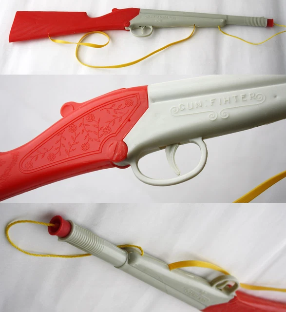 First Plastic Gun RARE VINTAGE 60'S Kids Plastic Cap Toy Gun Made In Greece Greek New Nos ...
