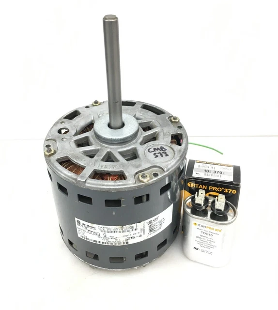 GE 5KCP39LGS093S Blower Motor 1/2 HP RPM 1075/4SPD 115V HC43AE117A used #CMB573