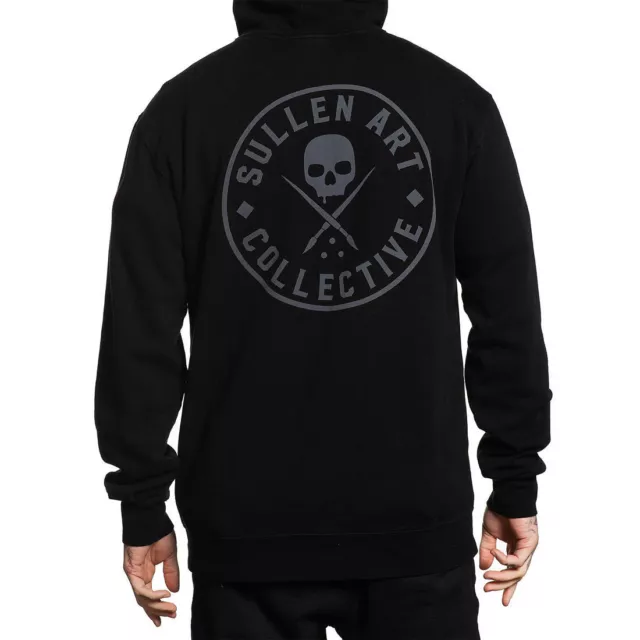 Sullen Men's Ever Long Sleeve Pullover Hoodie Jet Black 0