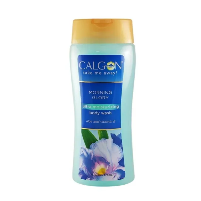 Calgon Ultra-Moisturizing Body Wash Morning Glory Aloe Vera & Vitamin E 16 Ounce