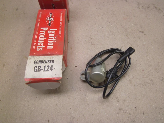 One New Old Stock Standard Ignition Products Distributor Points Condenser Gb-124