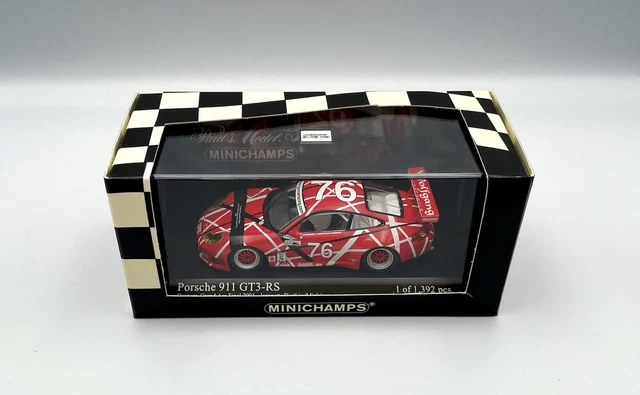 MINICHAMPS 400076771 Scale 1/43 PORSCHE 911 GT3RS N 71 24h LE MANS 2007 COLLIN