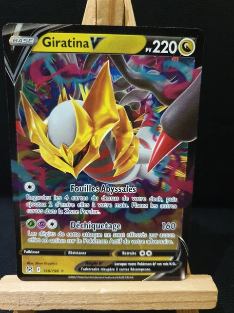 POKEMON CARD GIRATINA V 130/196 Lost Origin EB11 FR NEW £1.77 - PicClick UK