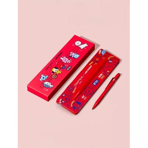 CARAN D'ACHE + LINE FRIENDS 849 Ballpoint Pen Series BT21 Edition