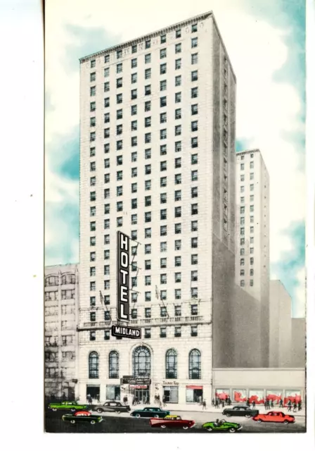 Midland Hotel Artwork-Chicago-Illinois-Vintage Advertising Postcard