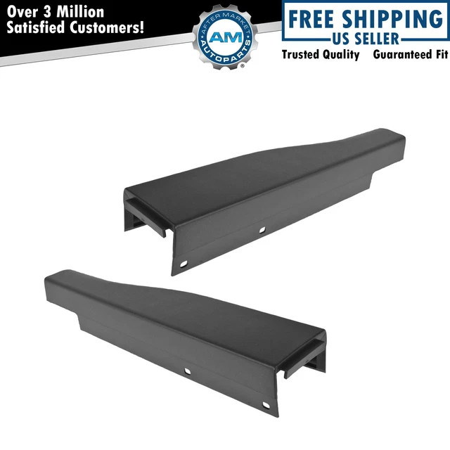 OEM Tailgate Molding Trim End Cap Charcoal Pair Set for Ford Pickup Flex Step