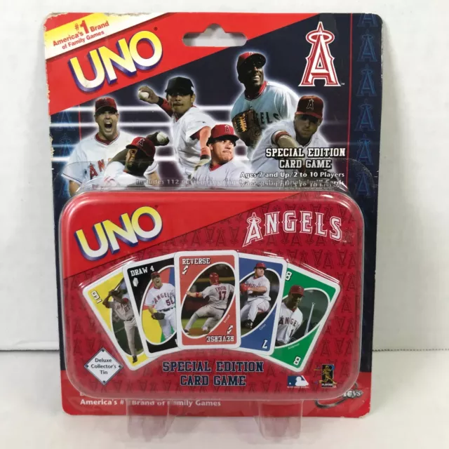  UNO MLB Los Angeles ANGELS 2005 Special Edition Card Game Sababa Toys  (B)