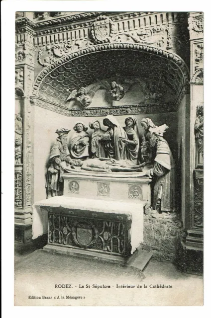 CPA - Carte postale-FRANCE- Rodez - Intérieur de la Cathédrale - Le St Sépulcre