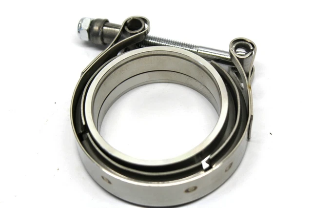 V-Band Clamp Assembly 2.75" OD Tubing Stainless Steel Set