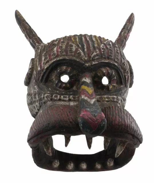 Large Mask Zoomorphic Nepalese Tibetan Ritual Shamanic Tribe Himalaya 26757