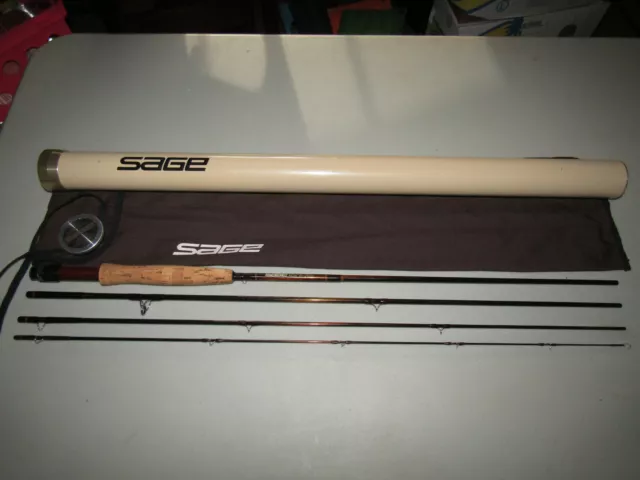 Sage RPL+ 490 Graphite III 9' line #4 two piece trout fly rod with bag and  tube