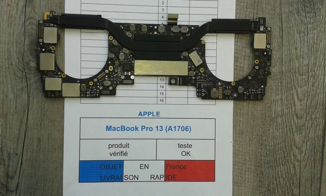 Lot carte mère MacBook HS ou bloqué pour pièces